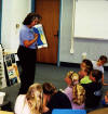 Evelyn Dabritz teaching Monarch Grove Elementary School 1st grade May 3, 2002