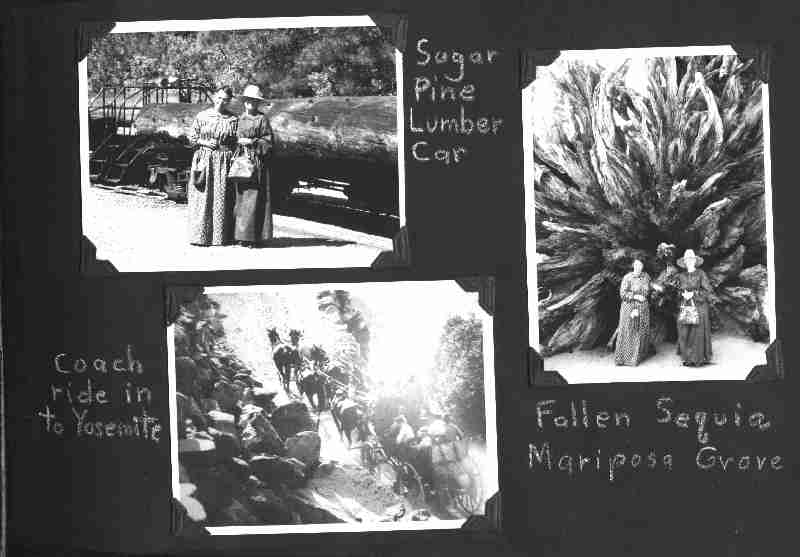 Montaña de Oro Living History -- Yosemite Visit Memory Book - Joyce Cory and Phoebe Adams Page 1