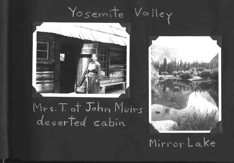 Montaña de Oro Living History -- Yosemite Visit Memory Book - Joyce Cory and Phoebe Adams Page 5
