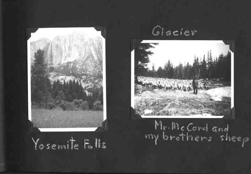 Montaa de Oro Living History -- Yosemite Visit Memory Book - Joyce Cory and Phoebe Adams Page 7