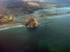 Courtesy Laura Austin -  kayakers can see the channels in Morro Bay at low tide in this aerial shot...