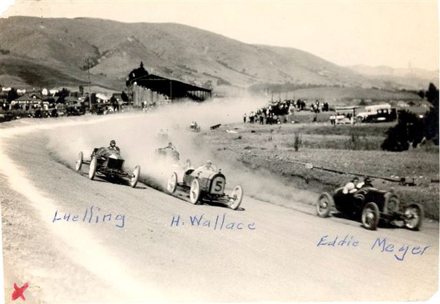 Early race cars San Luis Obispo race track was located on West Street 
