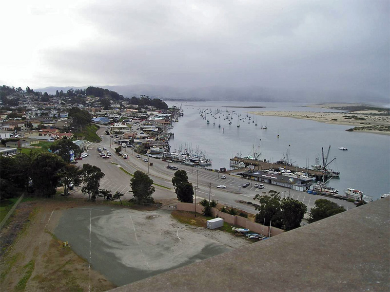 View of back bay from power plant - Morro Bay, CA